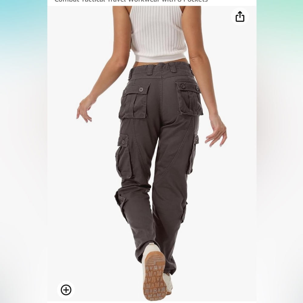 Gray Cargo Pants - Picture 7 of 7